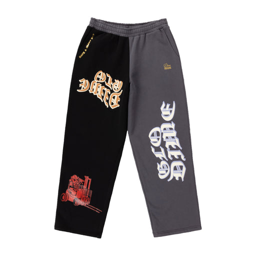 Dime X GLO Sweatpants - Black/Charcoal Front