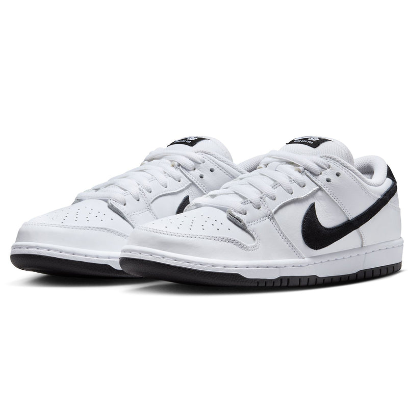 Nike SB Dunk Low - White/Black/Gum 3/4 | Underground Skate Shop