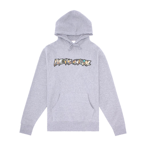 Fucking Awesome Dill Collage Logo Hoodie - Heather Grey