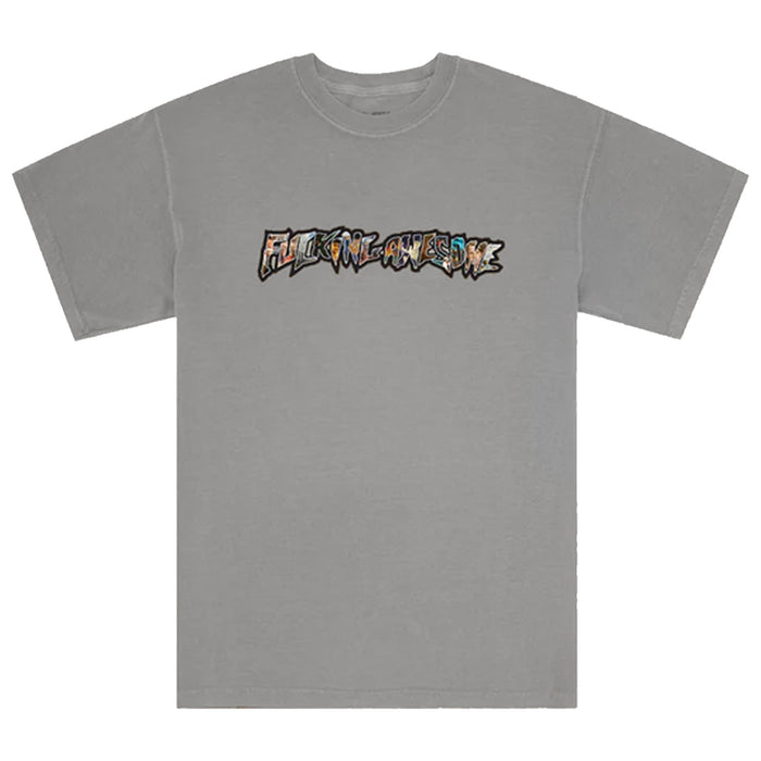 Fucking Awesome Dill Collage Logo T-Shirt - Vintage Black