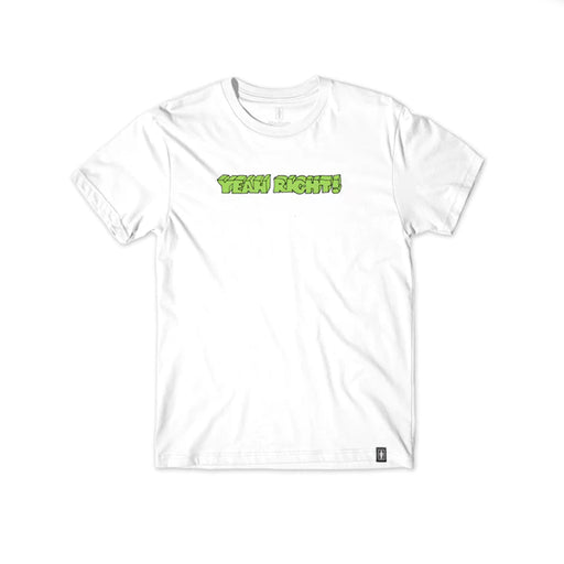 Girl "Yeah Right" T-Shirt - White | Underground Skate Shop
