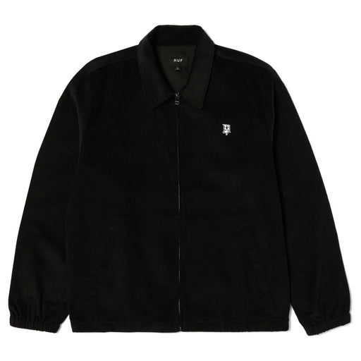 HUF 89 Corduroy Shop Jacket - Black Front