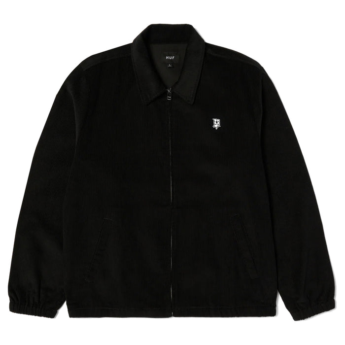 HUF 89 Corduroy Shop Jacket - Black Front