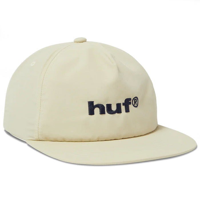 HUF 89 Nylon Snapback - Cream Front