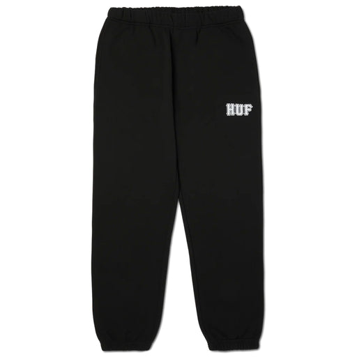 HUF Classic Logo Sweatpants - Black Front