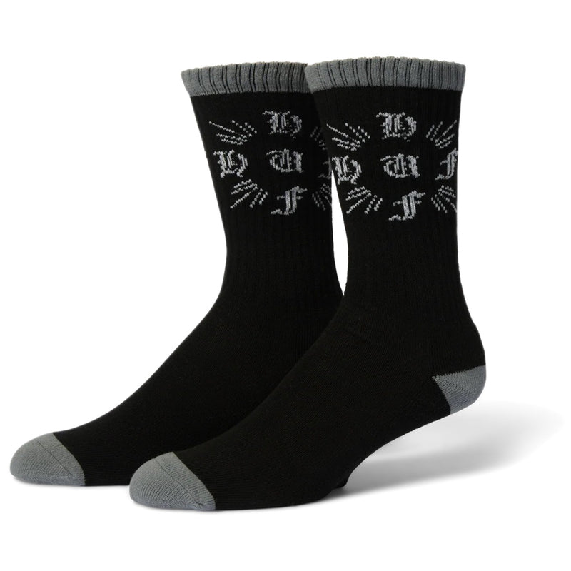 HUF Cross Socks - Black