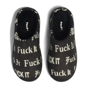 HUF Fuck It Polar Fleece Slipper - Black Top