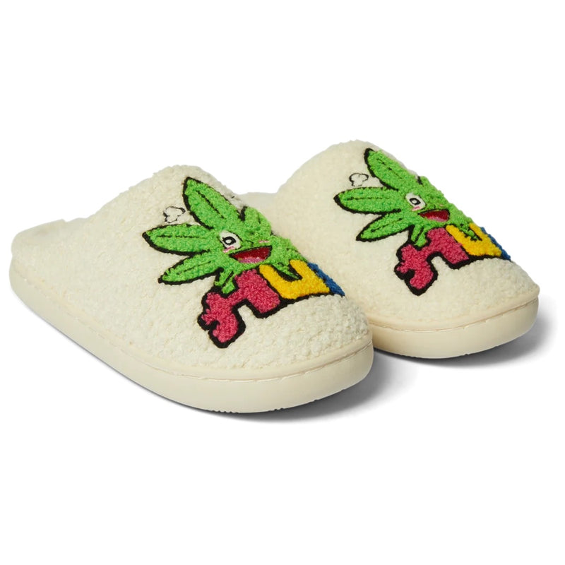HUF Kawaii Buddy Fuzzy Slipper - Natural Lifestyle