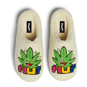 HUF Kawaii Buddy Fuzzy Slipper - Natural Top