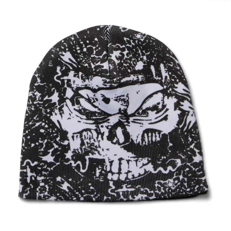 HUF Mia Skull Beanie - Black Back