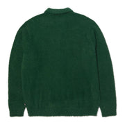 HUF Milton Mohair Polo Sweater - Sycamore Back