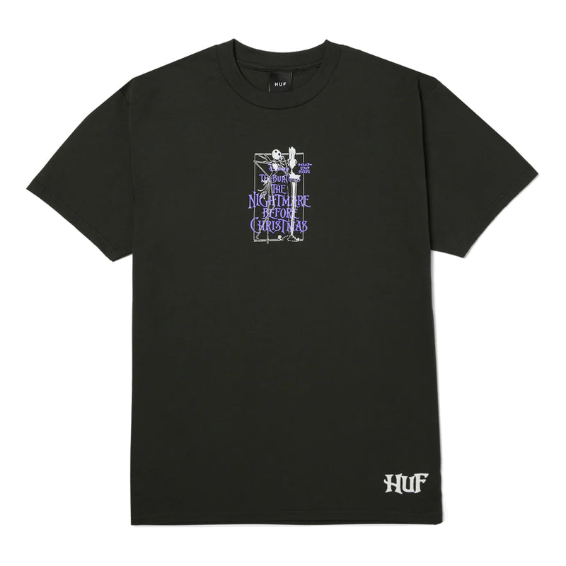 HUF Nightmare T-Shirt - Vintage Black Front
