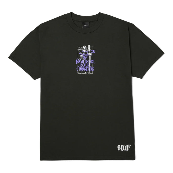 HUF Nightmare T-Shirt - Vintage Black Front