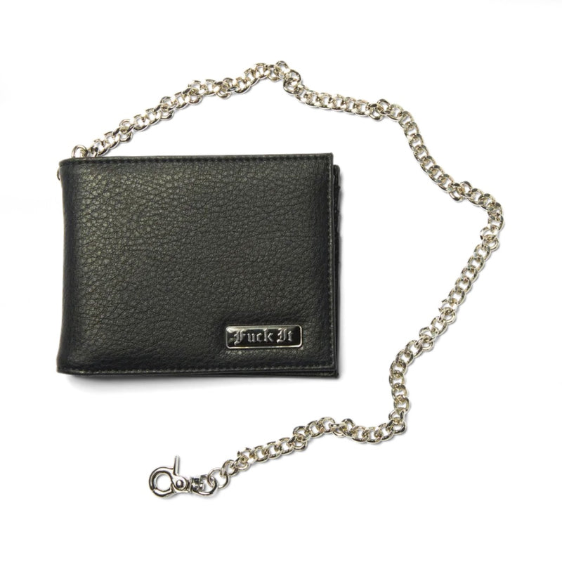 HUF Old E Chain Wallet - Black Front