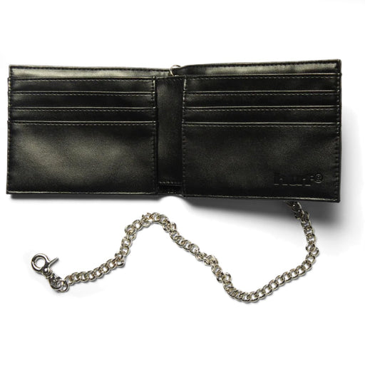 HUF Old E Chain Wallet - Black Open