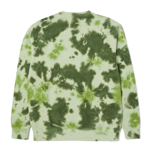 HUF Tie Dye 89 Logo Crewneck - Green Back