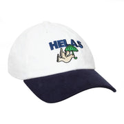 Hélas Liberte 6 Panel Cap - White/Navy Front