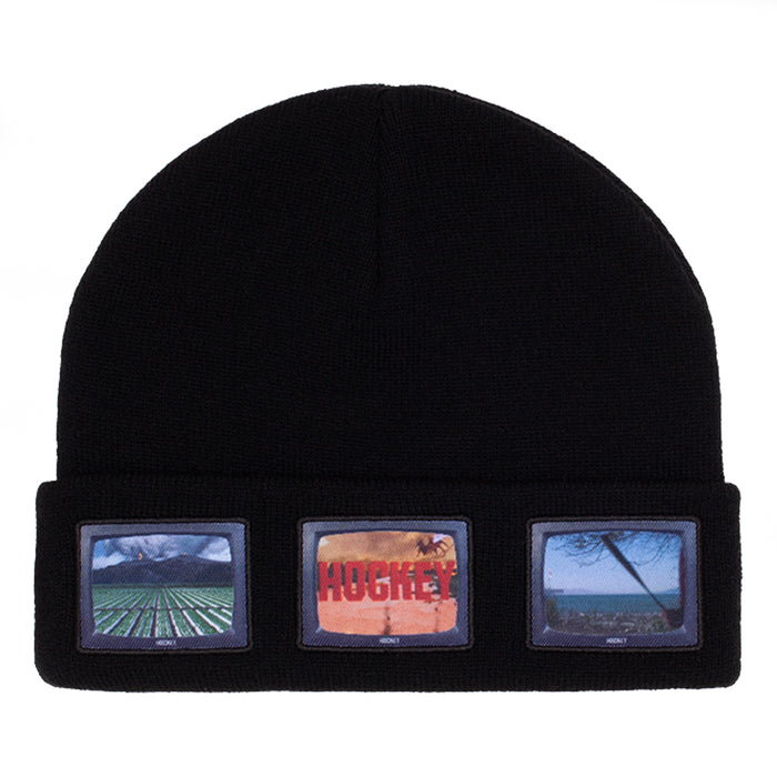 Hockey IV Screens Beanie - Black Front