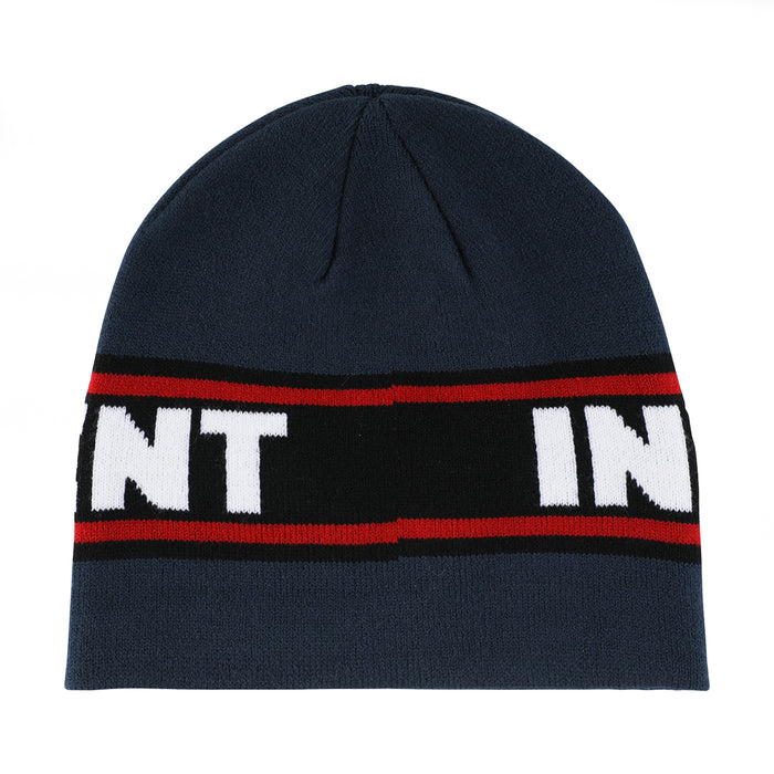 Independent Bar Logo Beanie - Navy Back