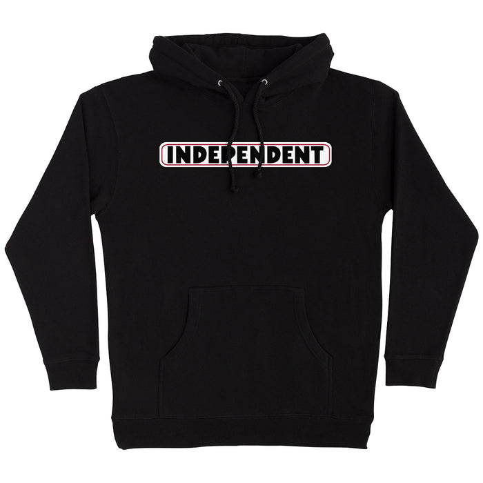 Independent Bar Logo Hoodie - Black Front