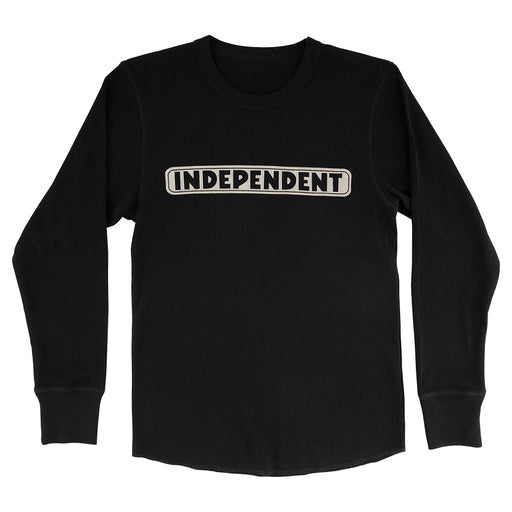 Independent Bar Logo Thermal Long Sleeve - Black