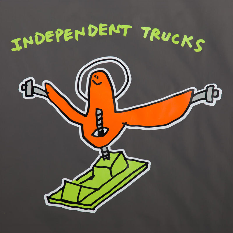 Independent Gonz Hanger Windbreaker Jacket - Charcoal