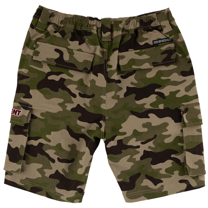 Independent Groundwork Cargo Shorts - Camo Back