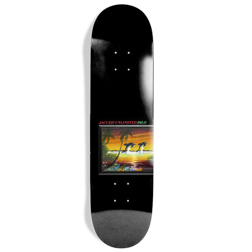 Jacuzzi Deck - John Dilo Flipper 8.25" Black | Underground Skate Shop