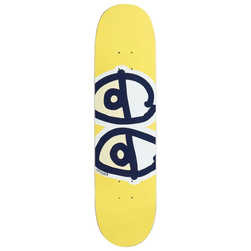 Krooked Deck - Team Eyes 8.06" Yellow
