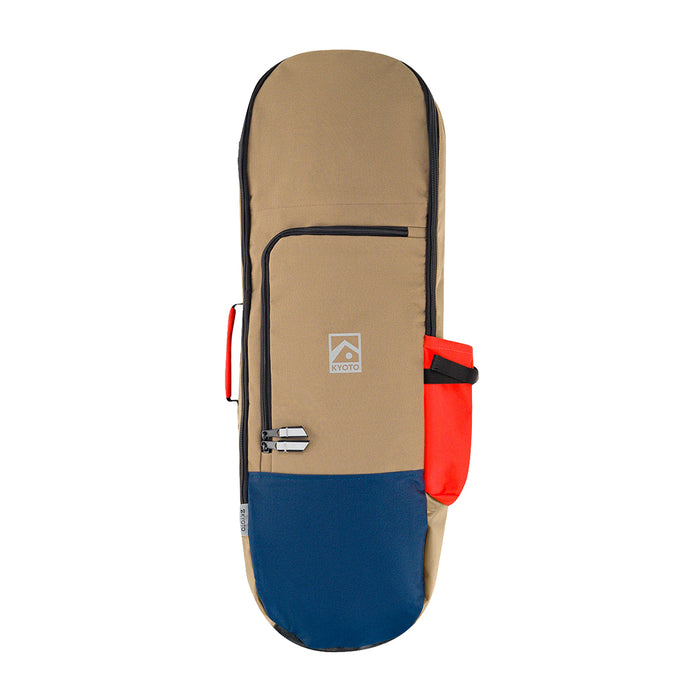 Kyoto Tour Skate Bag - Khaki/Navy/Orange Front