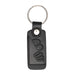 Last Resort Leather Heel Tab Key Chain - Black