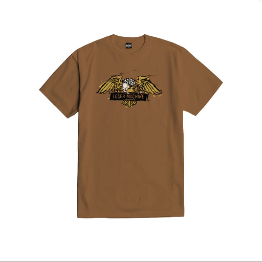 Loser Machine Sketched Out T-Shirt - Brown Sugar | Underground Skate Shop