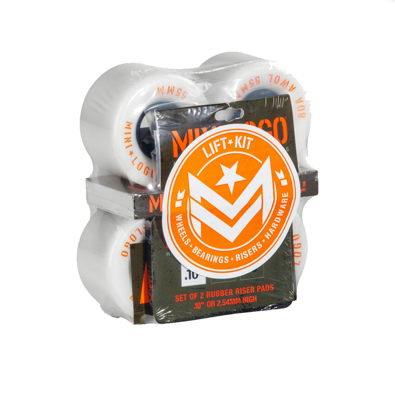 Mini Logo A.W.O.L. Lift Kit 80a - White 55mm | Underground Skate Shop