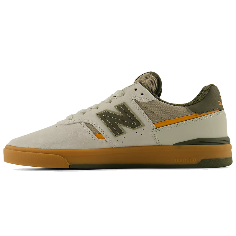New Balance 306 Cup Sole - Grey/Army Green Left