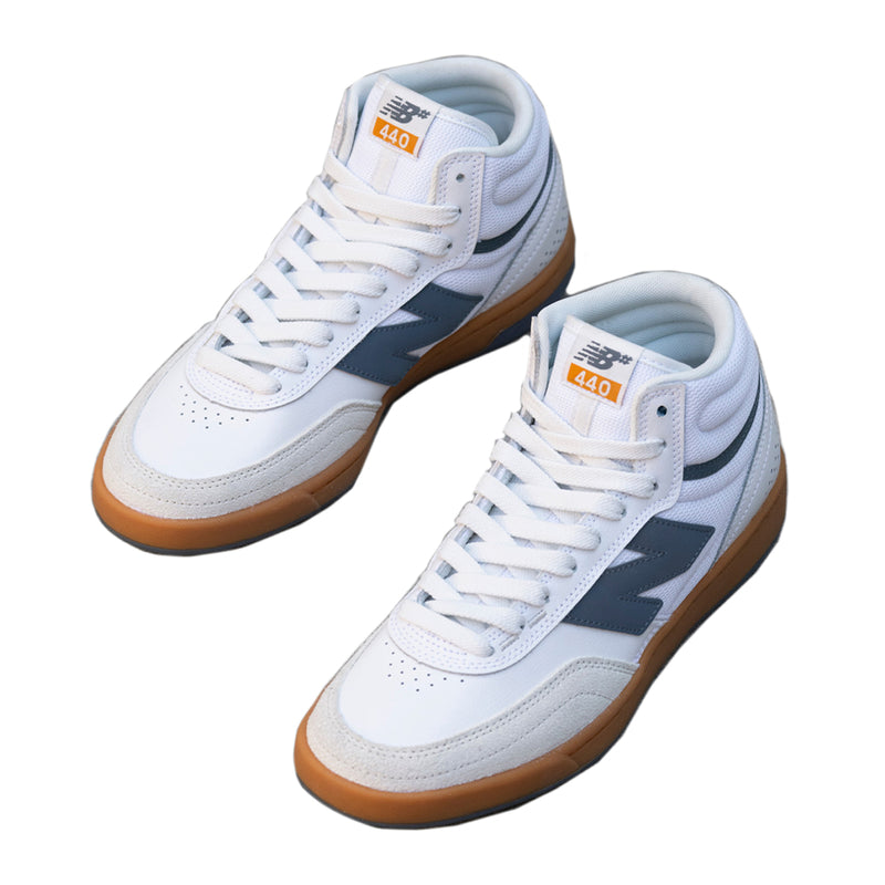 New Balance 440 High V2 - White/Navy/Gum Lifestyle