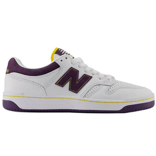 New Balance 480 - White/Purple Right