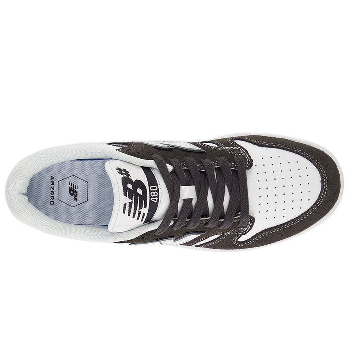 New Balance Numeric 480 - Charcoal/White Top