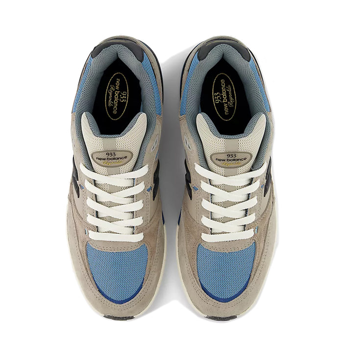 New Balance Numeric Reynolds 933 - Beige/Blue Top