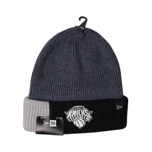 New Era NY Knicks Merino Wool Beanie - Tricolor Front