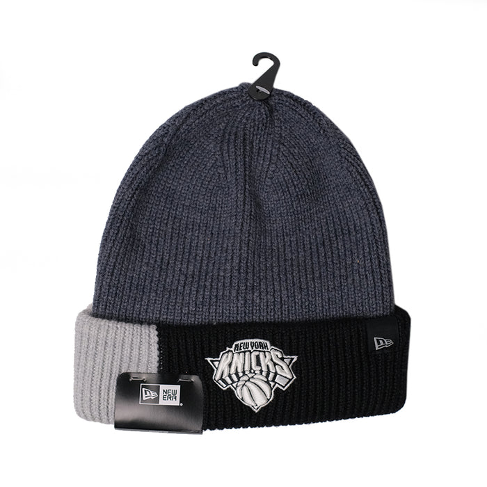 New Era NY Knicks Merino Wool Beanie - Tricolor Front