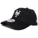 New Era NY Mets Merino Wool 9Twenty Strap Back - Black 1/4