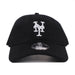New Era NY Mets Merino Wool 9Twenty Strap Back - Black Front