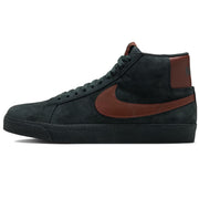 Nike SB Blazer Mid - Black Spruce/ Corduroy Brown Left