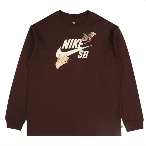 Nike SB City Of Love Long Sleeve T-Shirt - Burgundy FQ7681-227