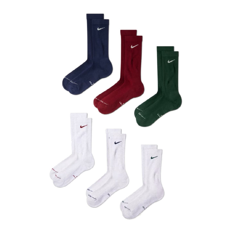 Nike SB Everyday 6-Pack Crew Sock - University
