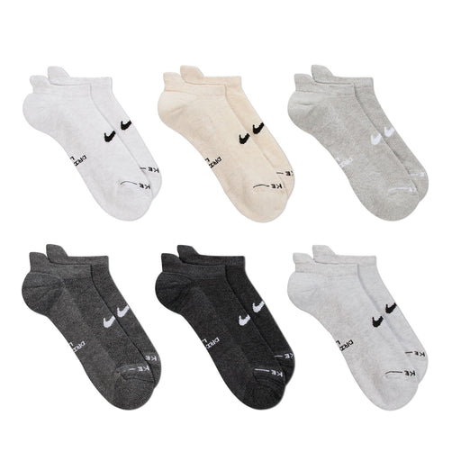 Nike SB 6-Pack No Show Sock - Grey Tones | Underground Skate Shop