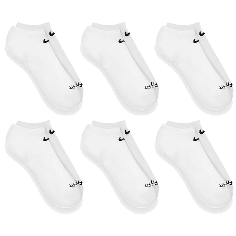 Nike SB Everyday 6-Pack No Show Sock - White