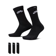 Nike SB Everyday Elevated 6-Pack Socks - Black | Underground Skateshop