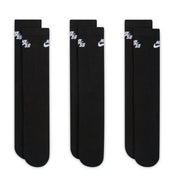Nike SB Everyday Elevated 6-Pack Socks - Black | Underground Skateshop