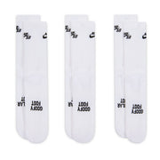 Nike SB Everyday Elevated 3-Pack Socks - White | Underground Skateshop